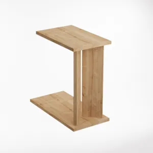 Príručný stolík / Odkladací stolík Lun - Sapphire Oak