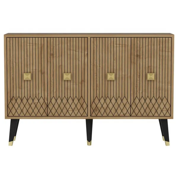 Konzolový stolík Carbın - Sapphire Oak, Gold