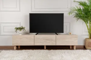 TV stolík Alvin - Travertine