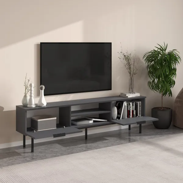 TV stolík Paul - Anthracite