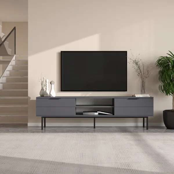 TV stolík Paul - Anthracite