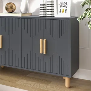 Konzolový stolík Roger - Anthracite