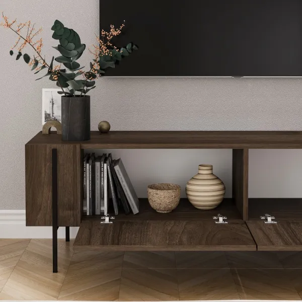 TV stolík Herman - Walnut