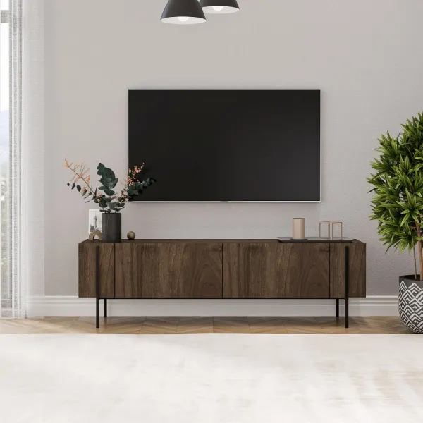 TV stolík Herman - Walnut