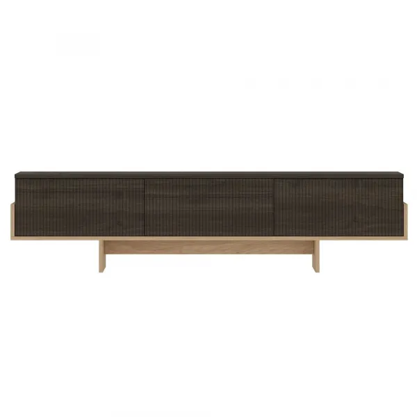 TV stolík Hege - Walnut, Sapphire Oak