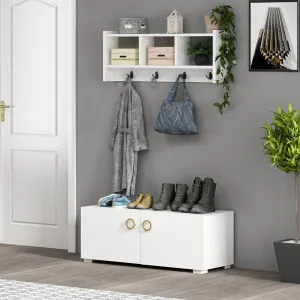 Coat Hanger Star - White