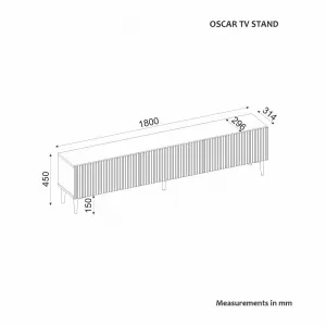 TV stolík Oscar - Anthracite