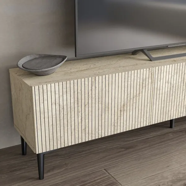 TV stolík Oscar - Travertine