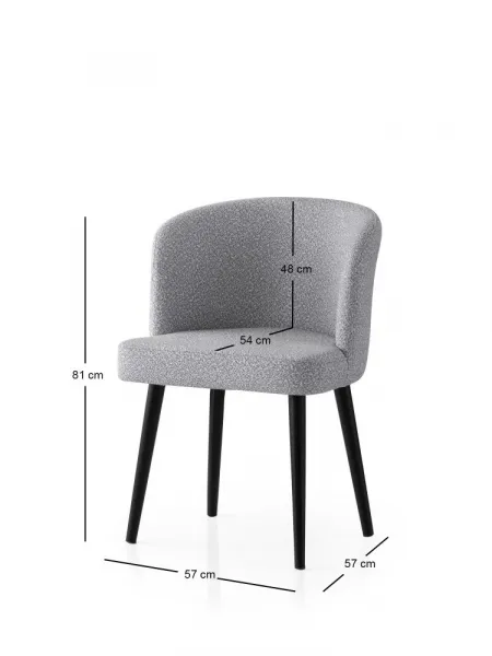 Súprava stoličiek (4 kusy) Soft - 4115 V4