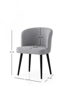 Súprava stoličiek (4 kusy) Soft - 4115 V4