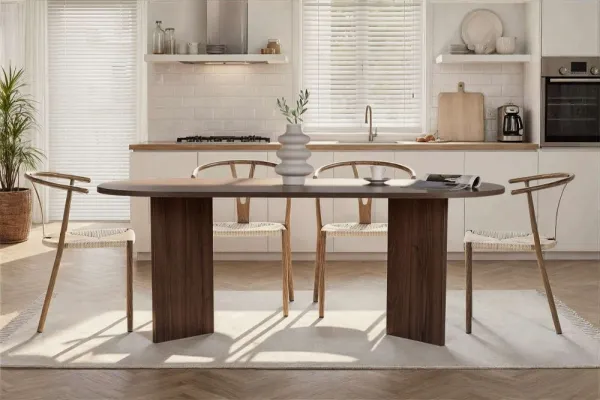 Jedálenský stôl Sabella - Walnut