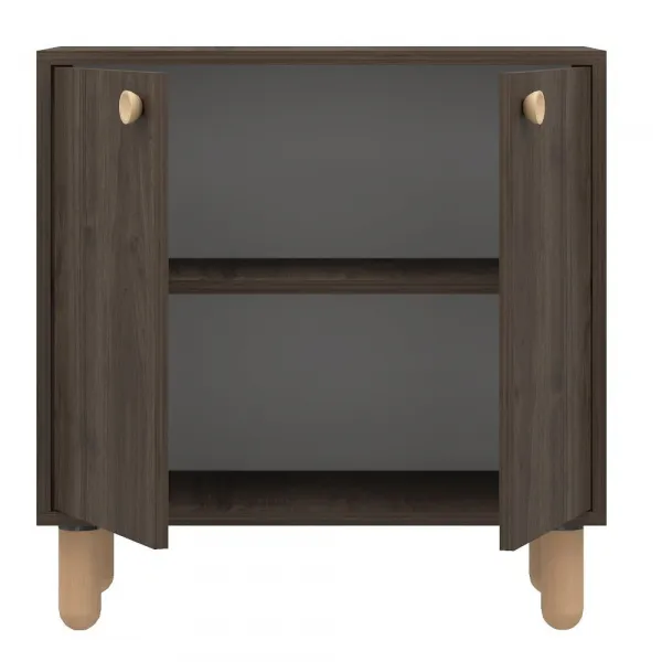 Viacúčelová skrinka Lina - Walnut