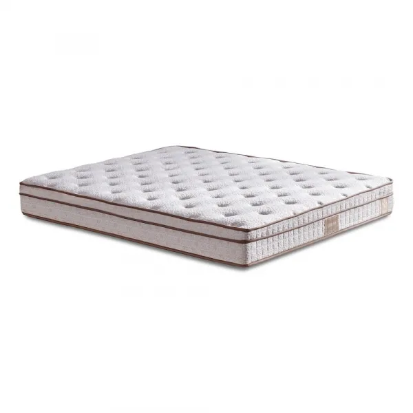 Double Mattress, Base & Headboard Helen - Light Brown (160 x 200)