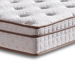 Double Mattress, Base & Headboard Helen - Light Brown (160 x 200)