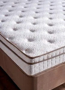 Double Mattress, Base & Headboard Helen - Light Brown (160 x 200)