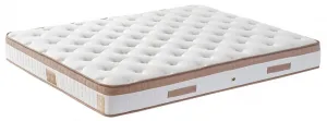 Double Mattress, Base & Headboard Latte - Light Brown (160 x 200)