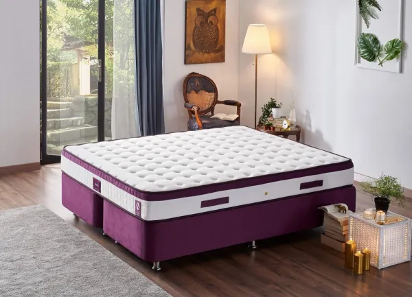 Mattress Violet 140x190 cm Double Size Middle Firm Mattress