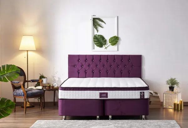 Mattress Violet 140x190 cm Double Size Middle Firm Mattress