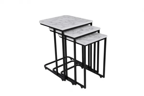 Sada odkladacích stolíkov (3 kusy) Ce Metal Zigon - 9404