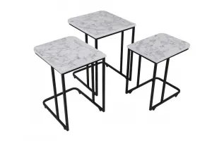 Sada odkladacích stolíkov (3 kusy) Ce Metal Zigon - 9404