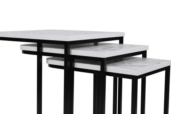 Sada odkladacích stolíkov (3 kusy) Ce Metal Zigon - 9404