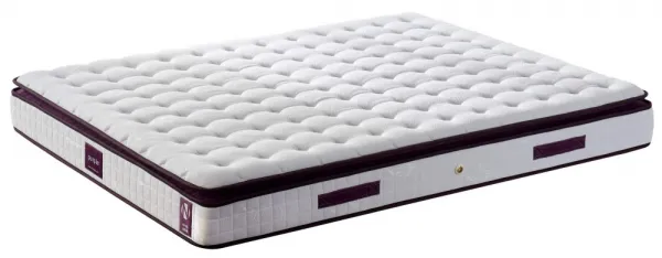 Mattress Purple 150x200 cm Double Size Padded Soft Mattress