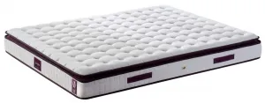 Mattress Purple 150x200 cm Double Size Padded Soft Mattress