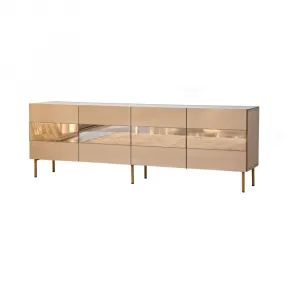 TV stolík Leon - Bronze, Gold