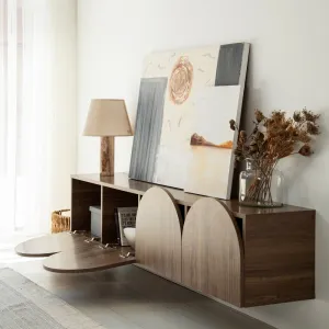TV stolík Mesta Walnut