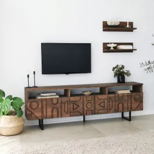 TV skrinka / Obývacia stena Aristo - Walnut