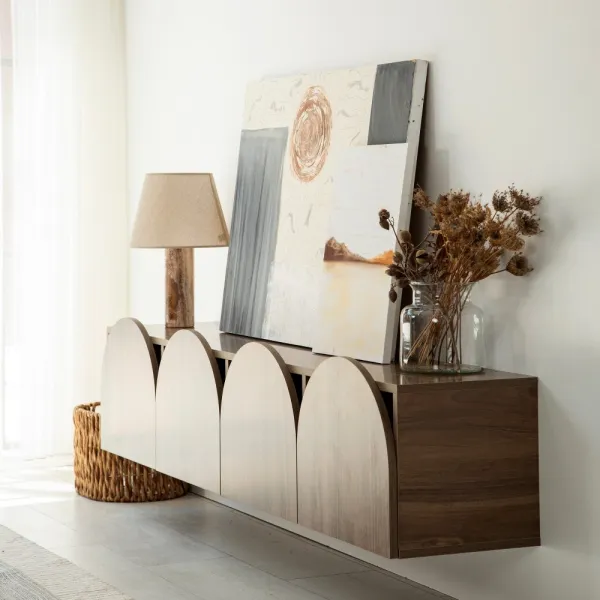 TV stolík Mesta Walnut