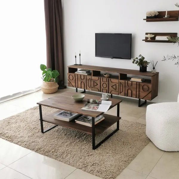 TV skrinka / Obývacia stena Aristo - Walnut