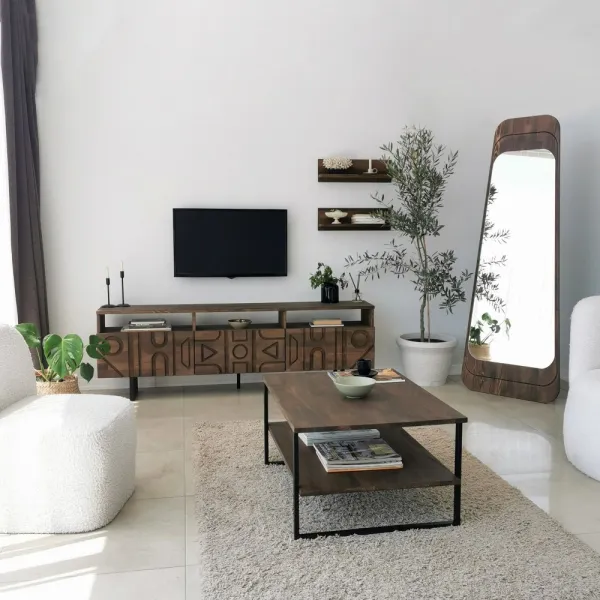 TV skrinka / Obývacia stena Aristo - Walnut