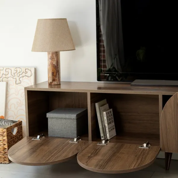 TV stolík Mesta - Walnut v2