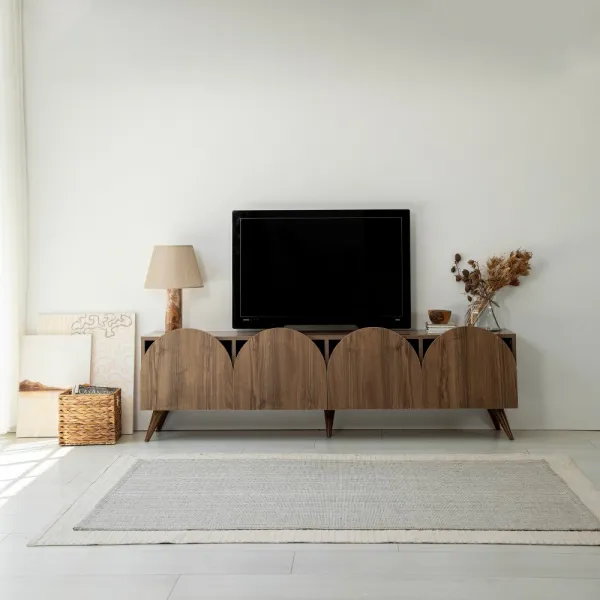 TV stolík Mesta - Walnut v2