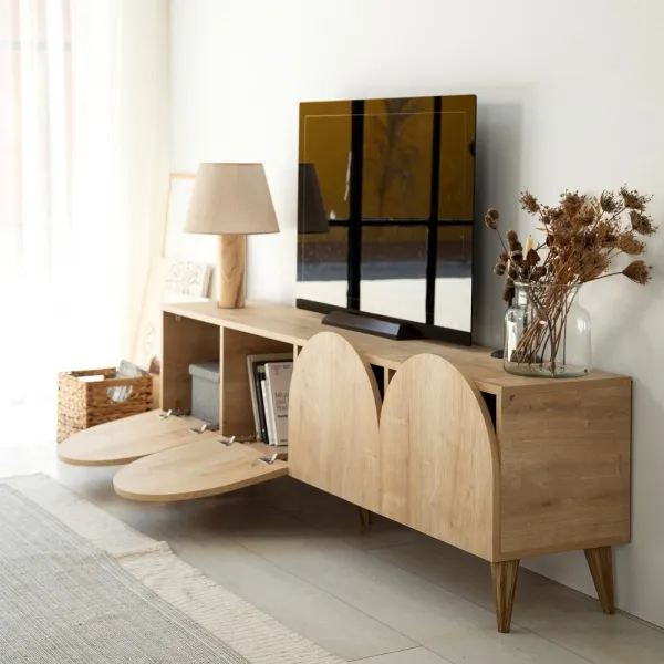 TV stolík Mesta - Sapphire Oak v2
