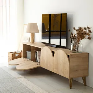 TV stolík Mesta - Sapphire Oak v2