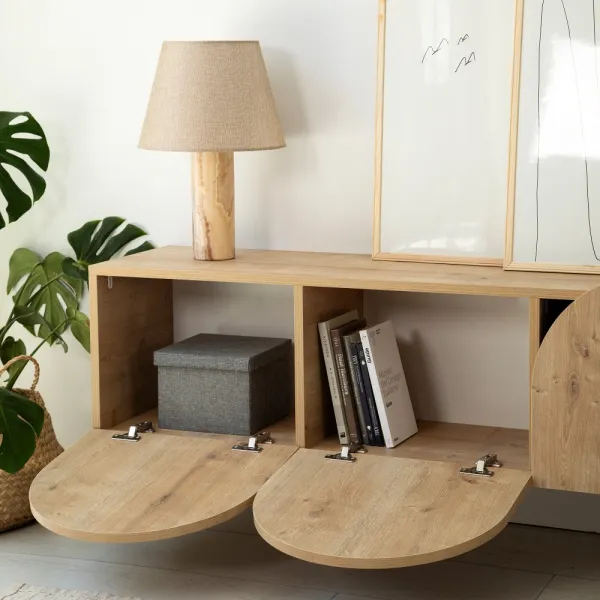 TV stolík Mesta - Sapphire Oak