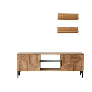 TV skrinka / Obývacia stena Lidya - Oak