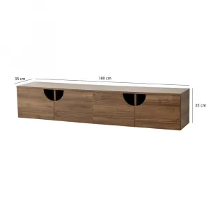 TV stolík Grotte - Walnut