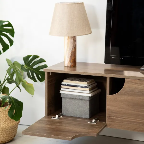 TV stolík Grotte - Walnut