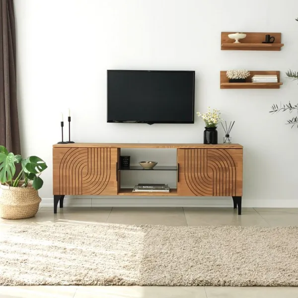 TV skrinka / Obývacia stena Lidya - Oak