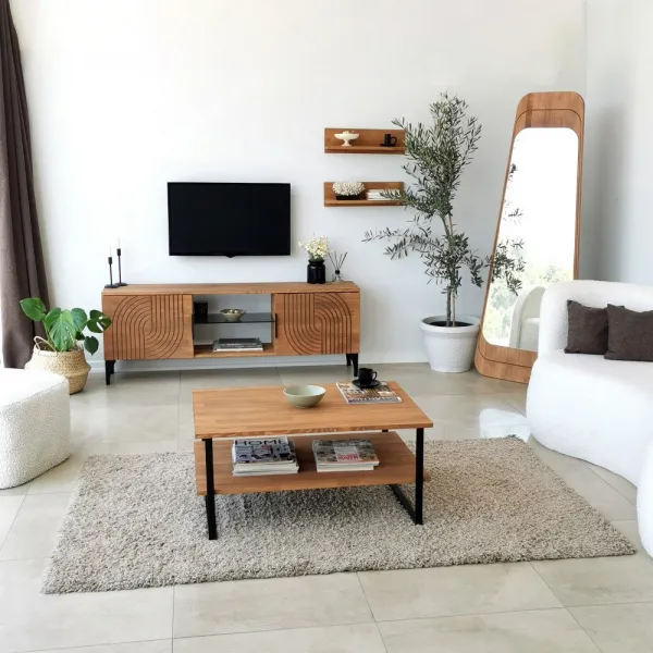 TV skrinka / Obývacia stena Lidya - Oak