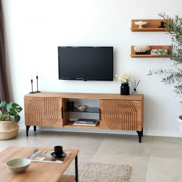 TV skrinka / Obývacia stena Lidya - Oak