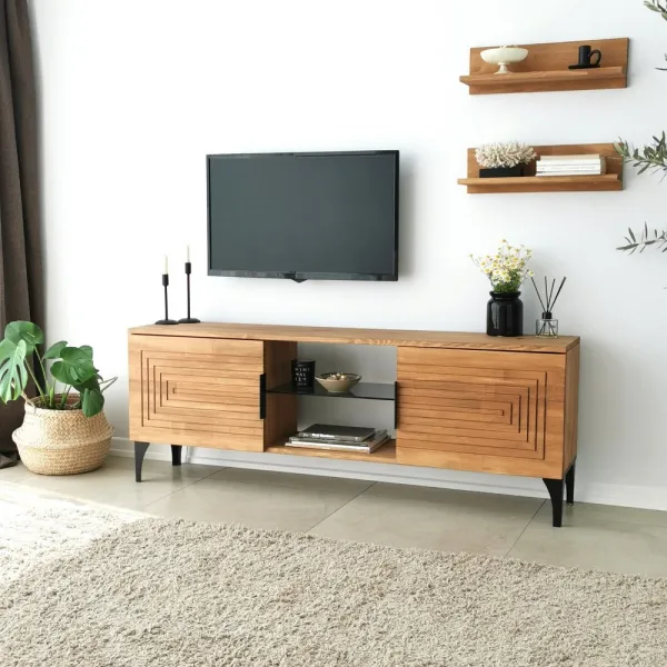 TV skrinka / Obývacia stena Joanne - Oak