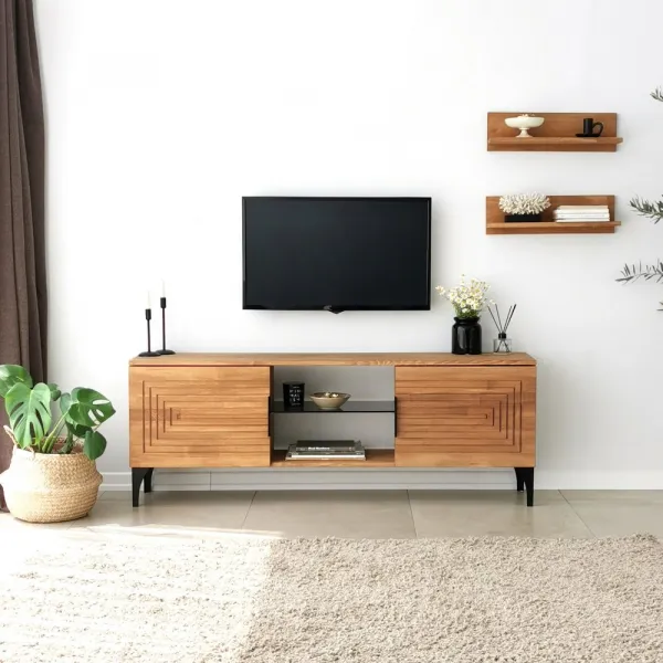 TV skrinka / Obývacia stena Joanne - Oak