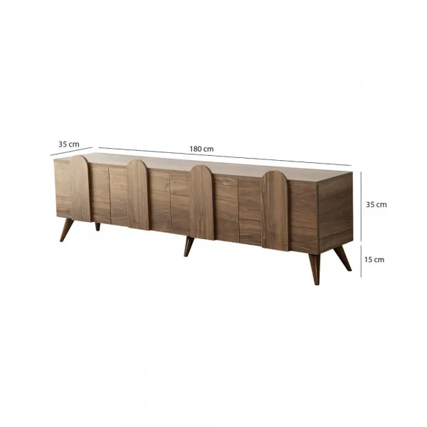 TV stolík New Line - Walnut v2