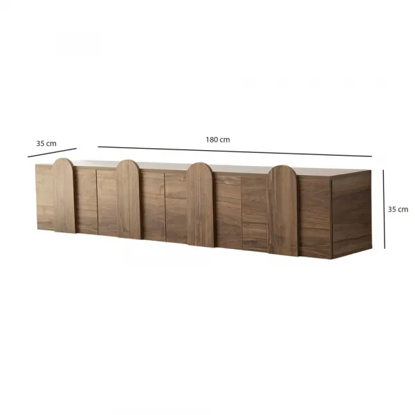 TV stolík New Line - Walnut