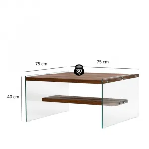 Konferenčný stolík Aqua - Chestnut