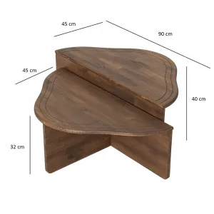 Konferenčný stolík Altopiano - Walnut